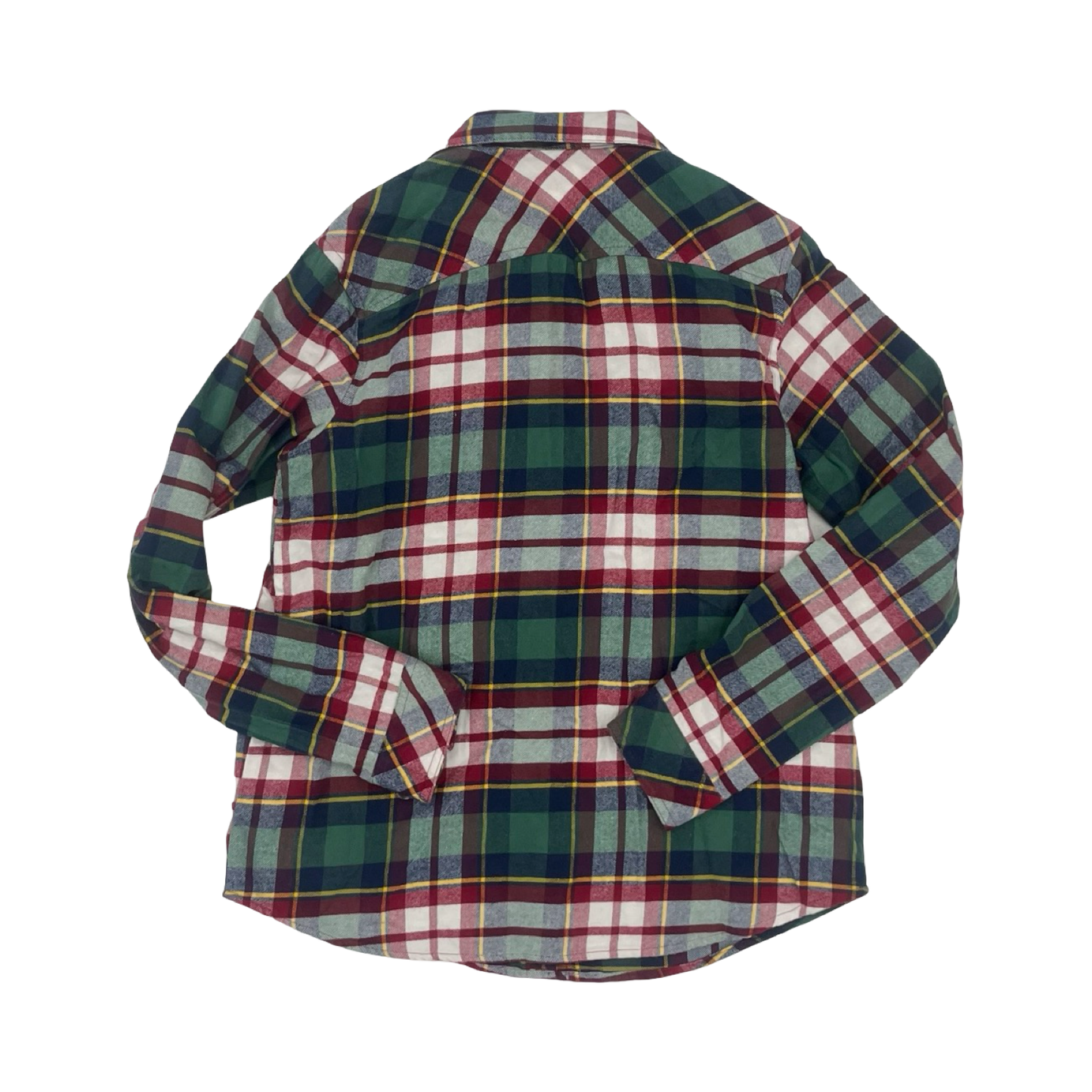 Top Ls By Natural Reflections In Plaid Pattern, Size:S