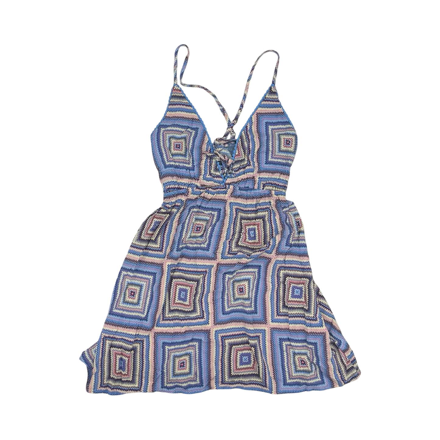 Tank Top By Wild Fable In Blue & Pink, Size:M