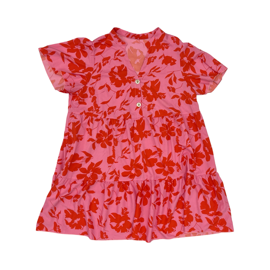 Dress Party Short By Shein In Pink & Red, Size:4X