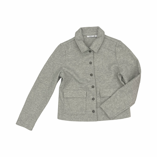 Jacket Shirt By Croft And Barrow In Grey, Size:M
