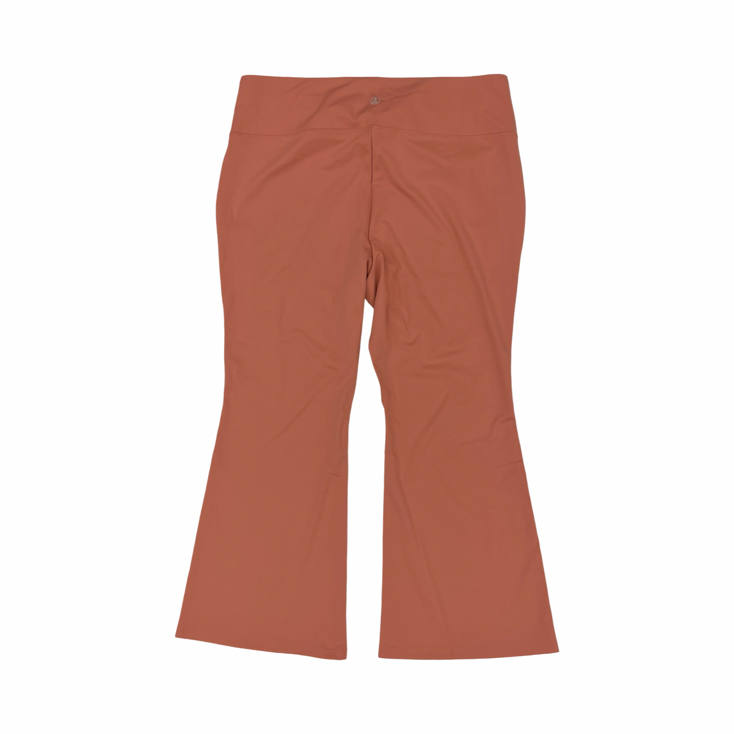 Athletic Leggings By Lands End In Peach, Size:2X