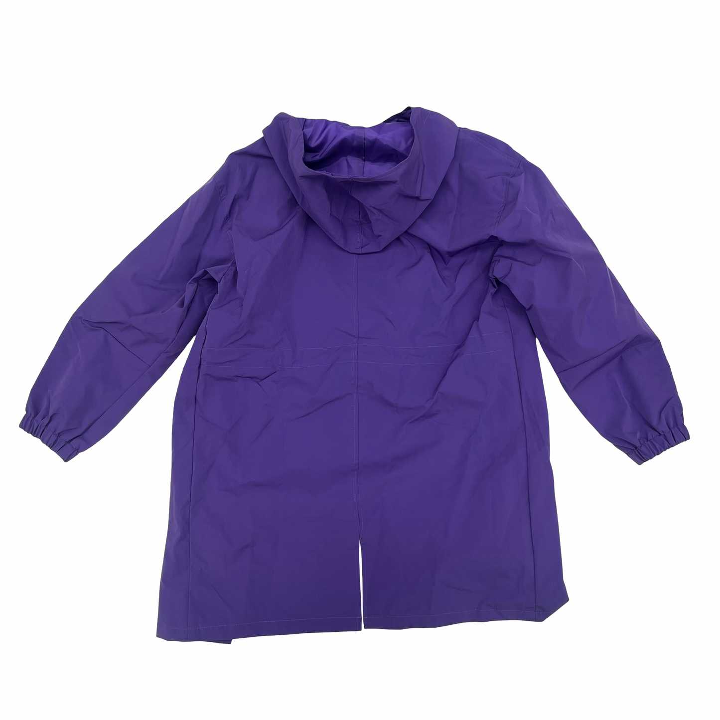 Coat Raincoat By Clothes Mentor In Purple, Size:M