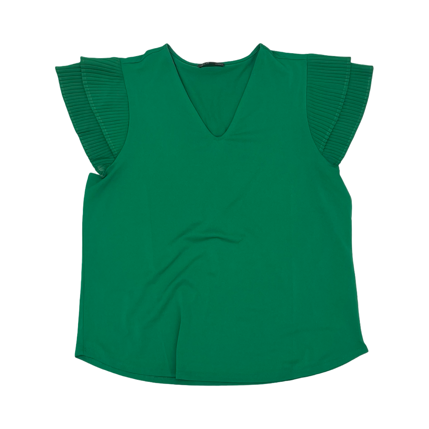 Blouse Ss By Adrianna Papell In Green, Size:L