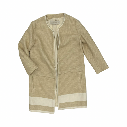 Jacket Other By Zara Basic In Tan, Size:S