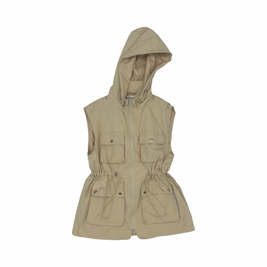 Vest Other By Clothes Mentor In Tan, Size:S