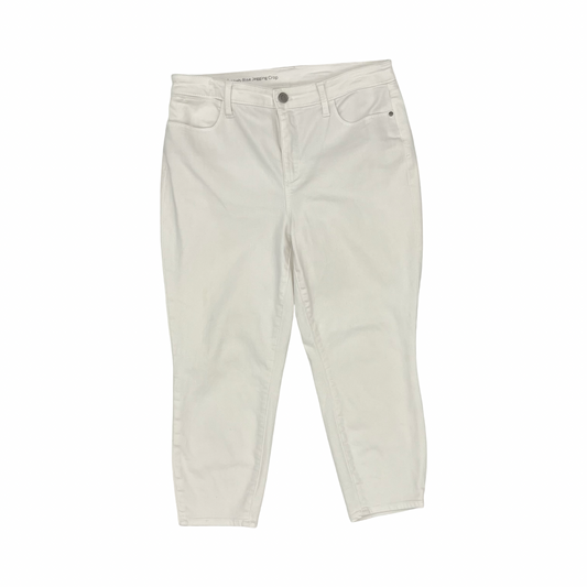 Jeans Jeggings By Talbots In White Denim, Size:10P