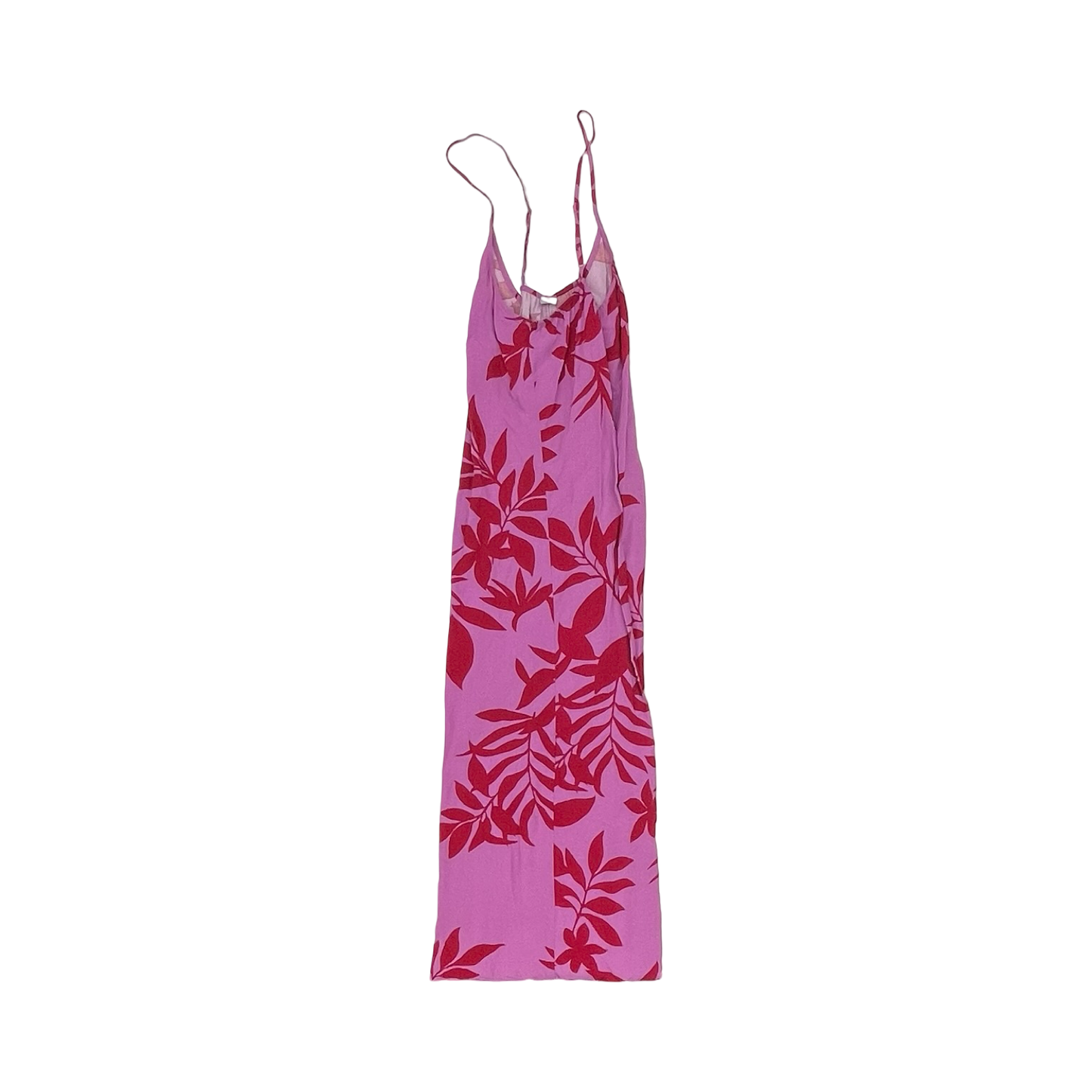 Dress Casual Midi By Old Navy In Pink & Red, Size:S