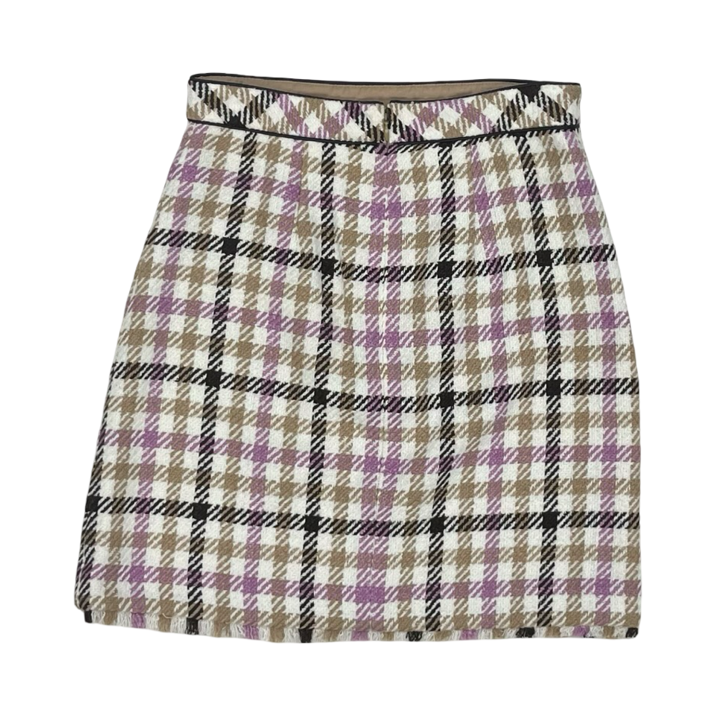 Skirt Mini & Short By Ann Taylor In Brown & Tan, Size:10