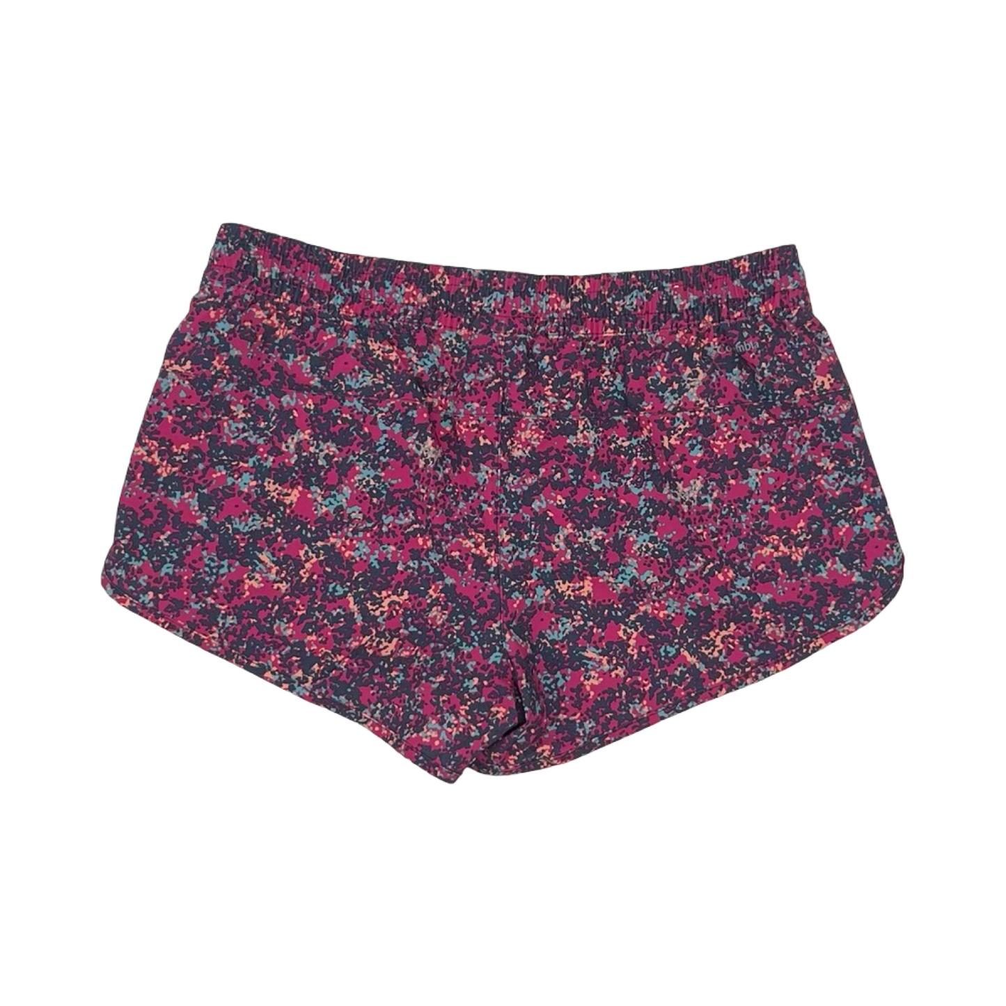 Athletic Shorts By Columbia In Grey & Pink, Size:L