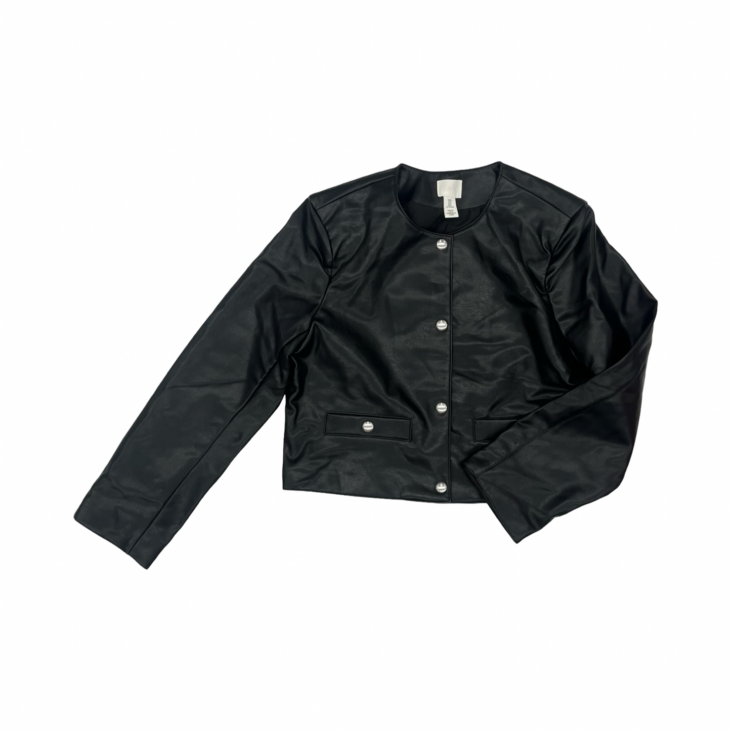Jacket Moto By H&M In Black, Size:M
