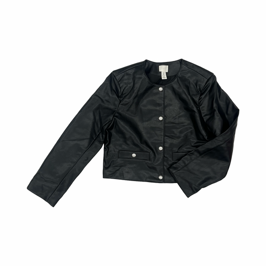 Jacket Moto By H&M In Black, Size:M