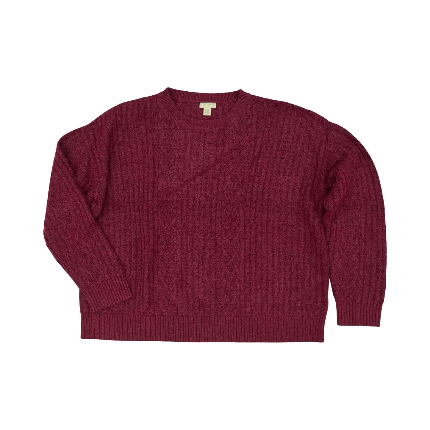 Sweater By Clothes Mentor In Red, Size:Xl