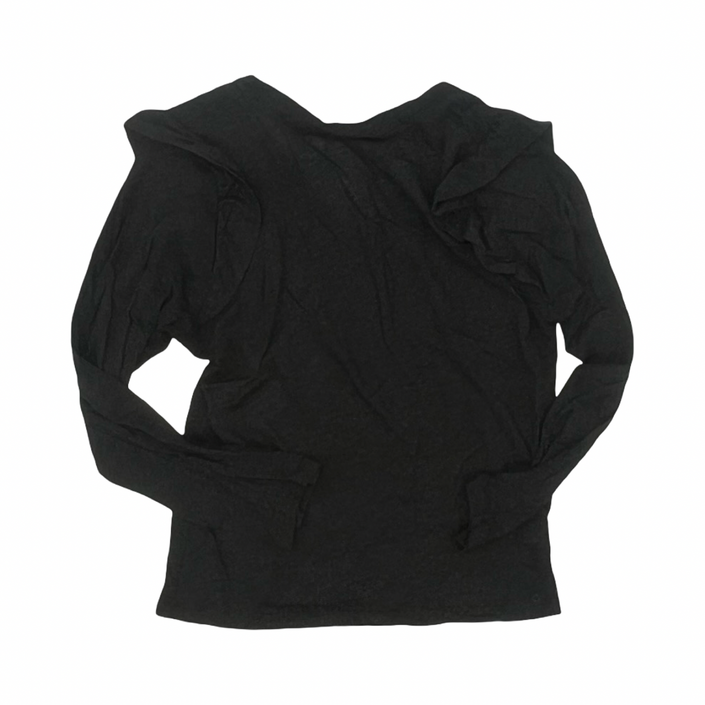 Top Ls By Elan In Black, Size:M