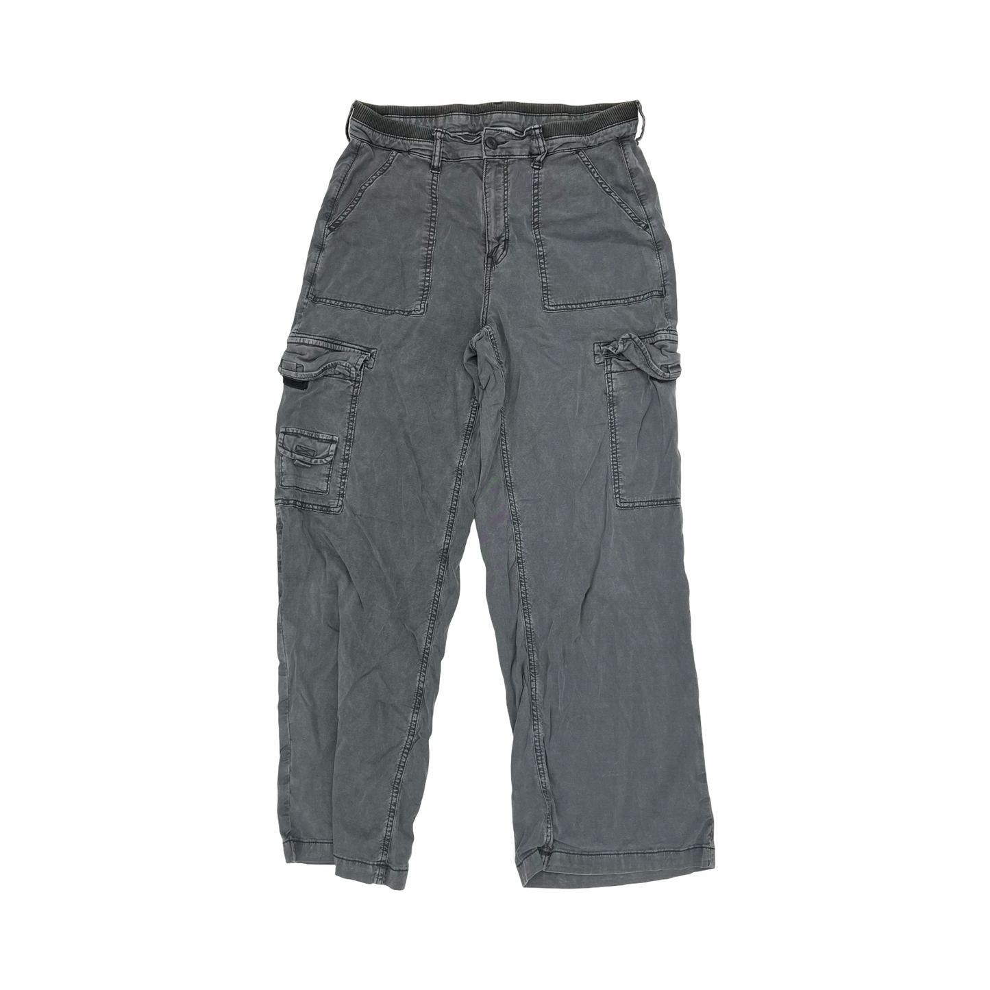 Pants Cargo & Utility By American Eagle In Grey, Size:10