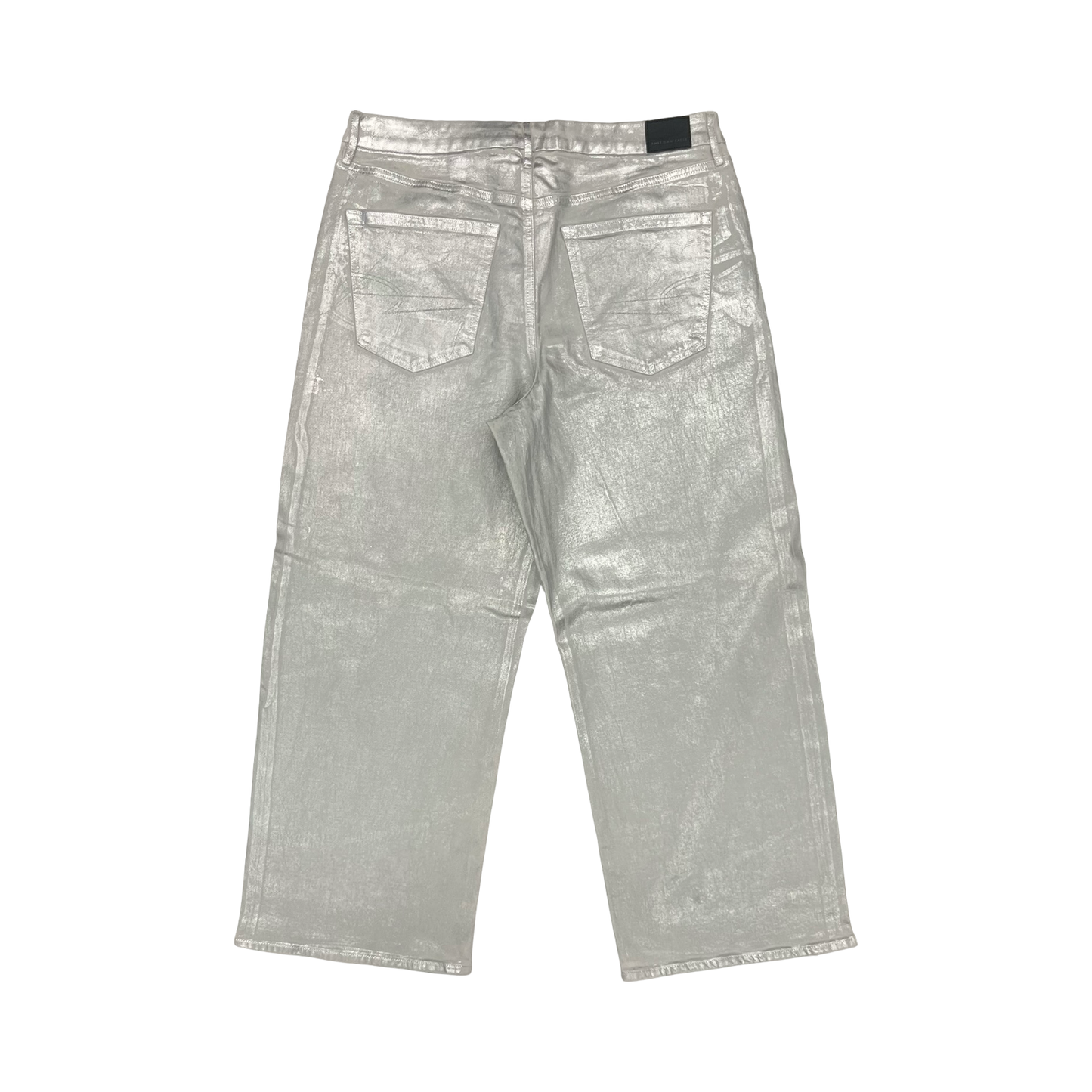 Pants Wide Leg By American Eagle In Silver, Size:16