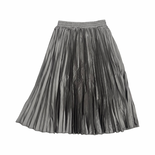 Skirt Midi By Cme In Silver, Size:Xs
