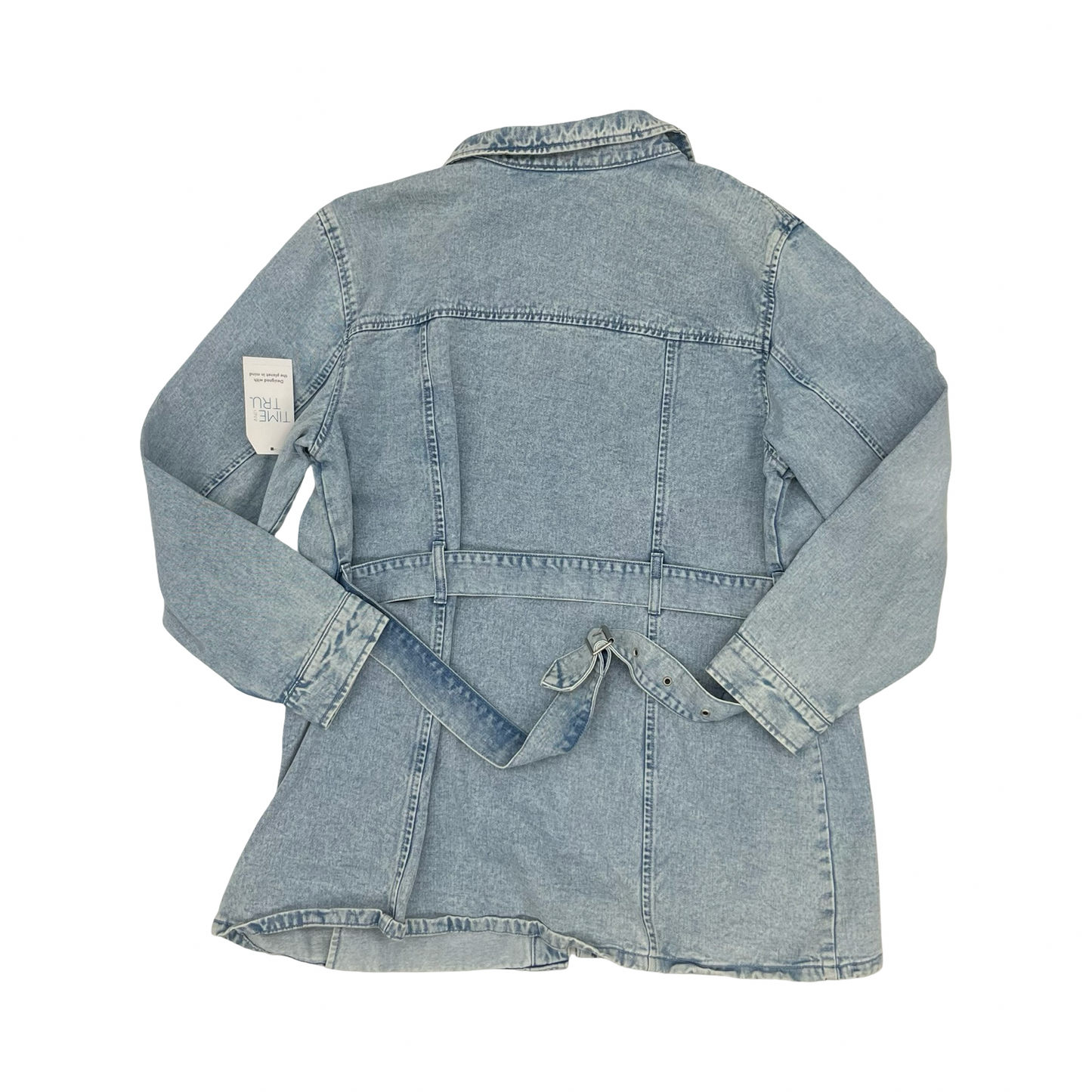 Jacket Denim By Time And Tru In Blue Denim, Size:3X