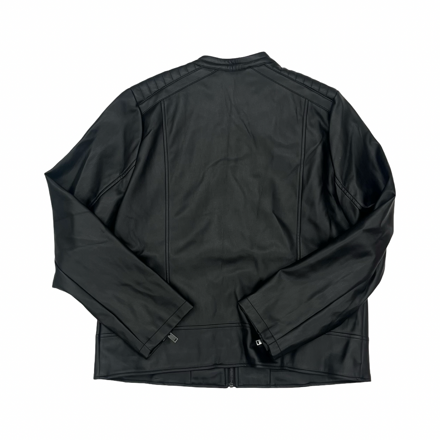 Jacket Moto By Apt 9 In Black, Size:L