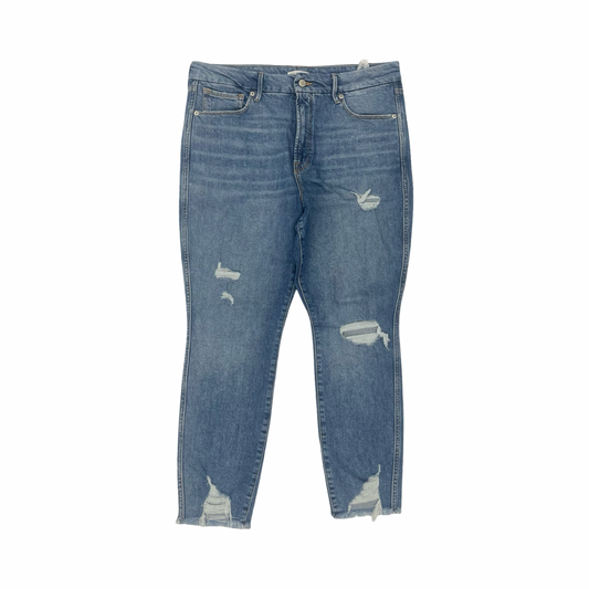 Jeans Skinny By Good American In Blue Denim, Size:14