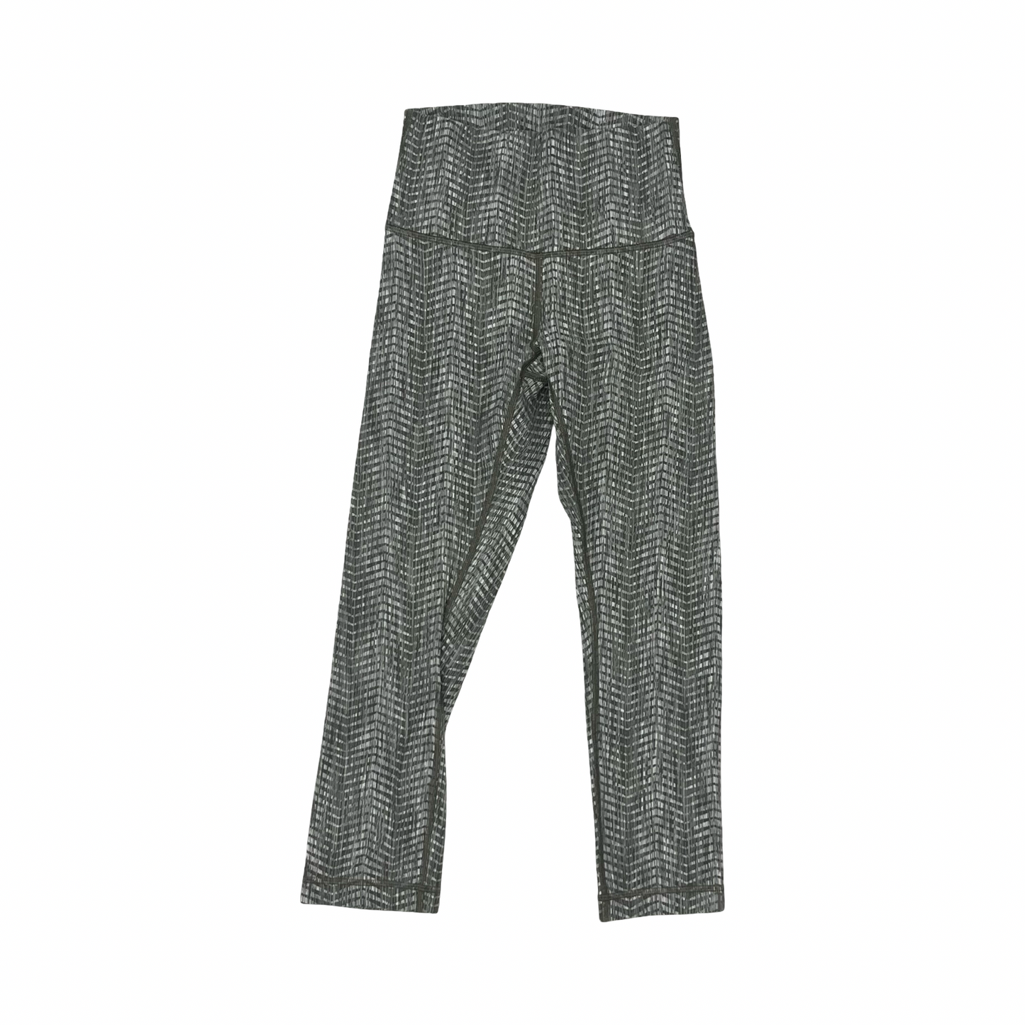 Athletic Leggings Capris By Lululemon In Green, Size:S