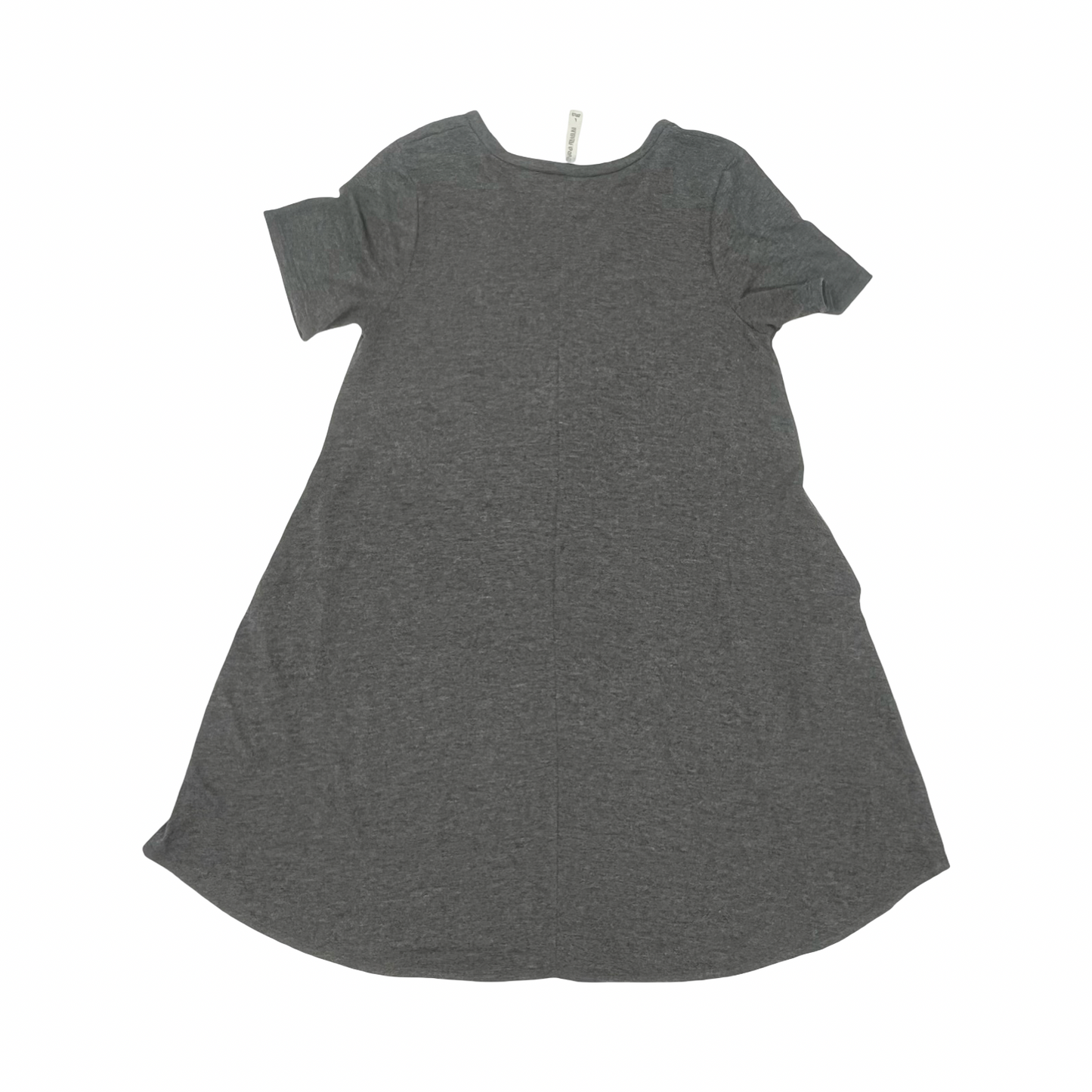 Dress Casual Short By Zenana In Grey, Size:L