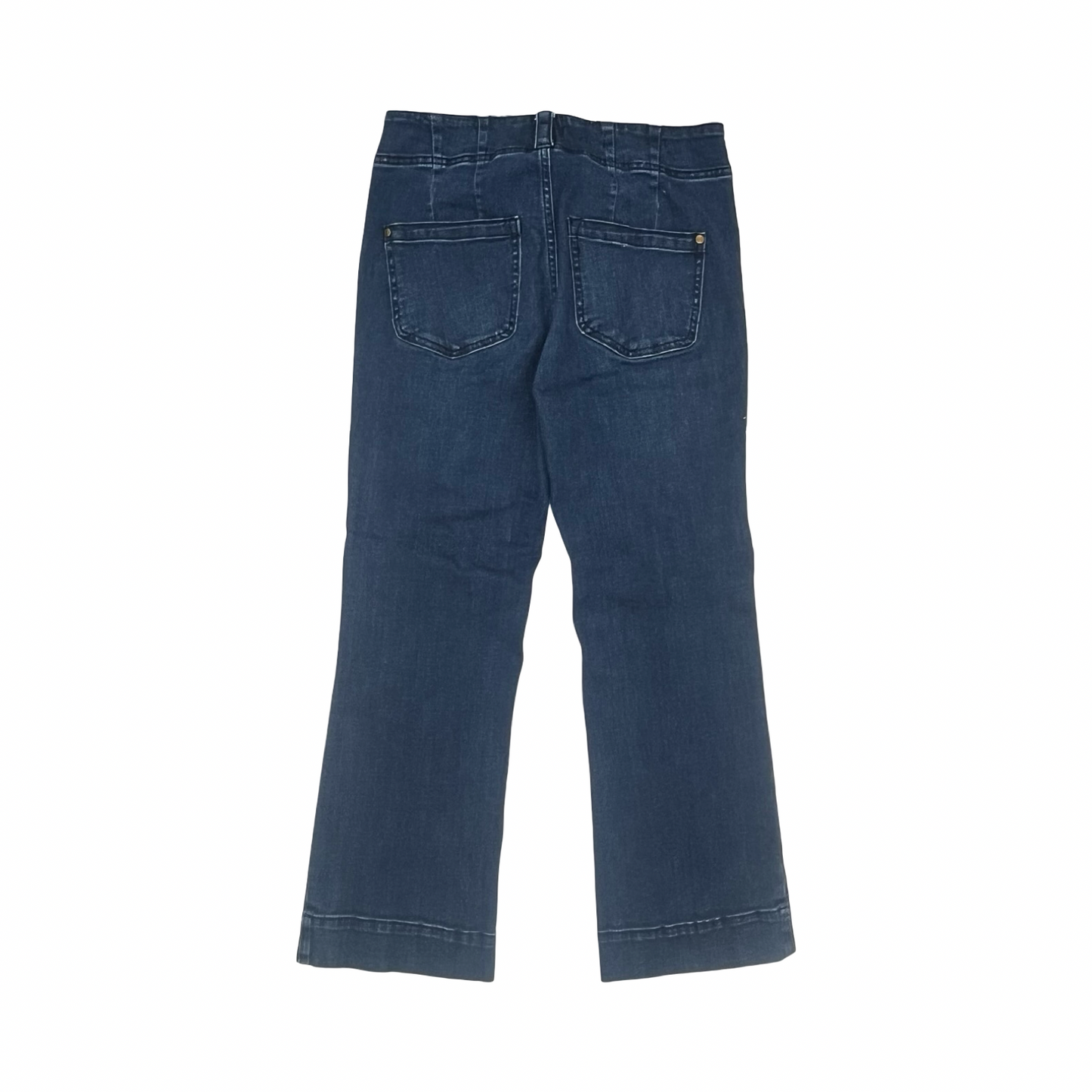 Jeans Cropped By Pilcro In Blue Denim, Size:4