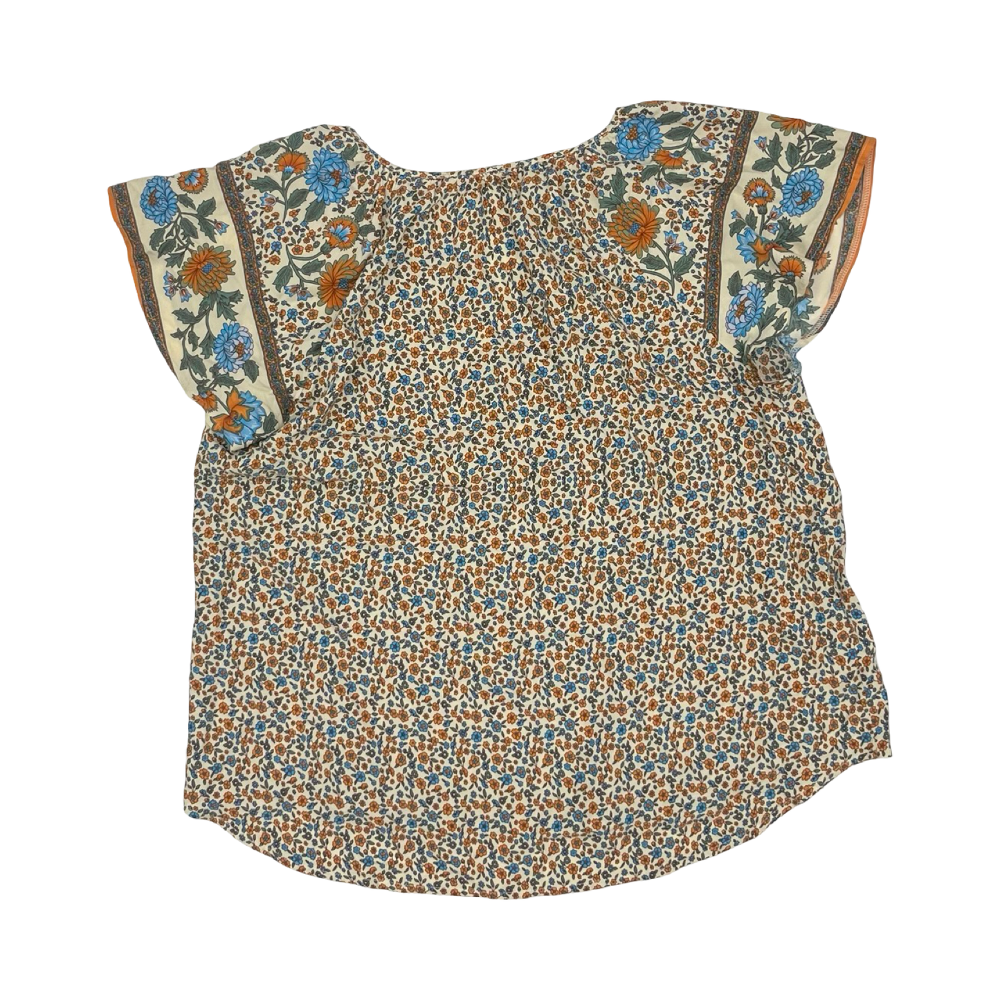 Blouse Ss By Shein In Floral Print, Size:2X