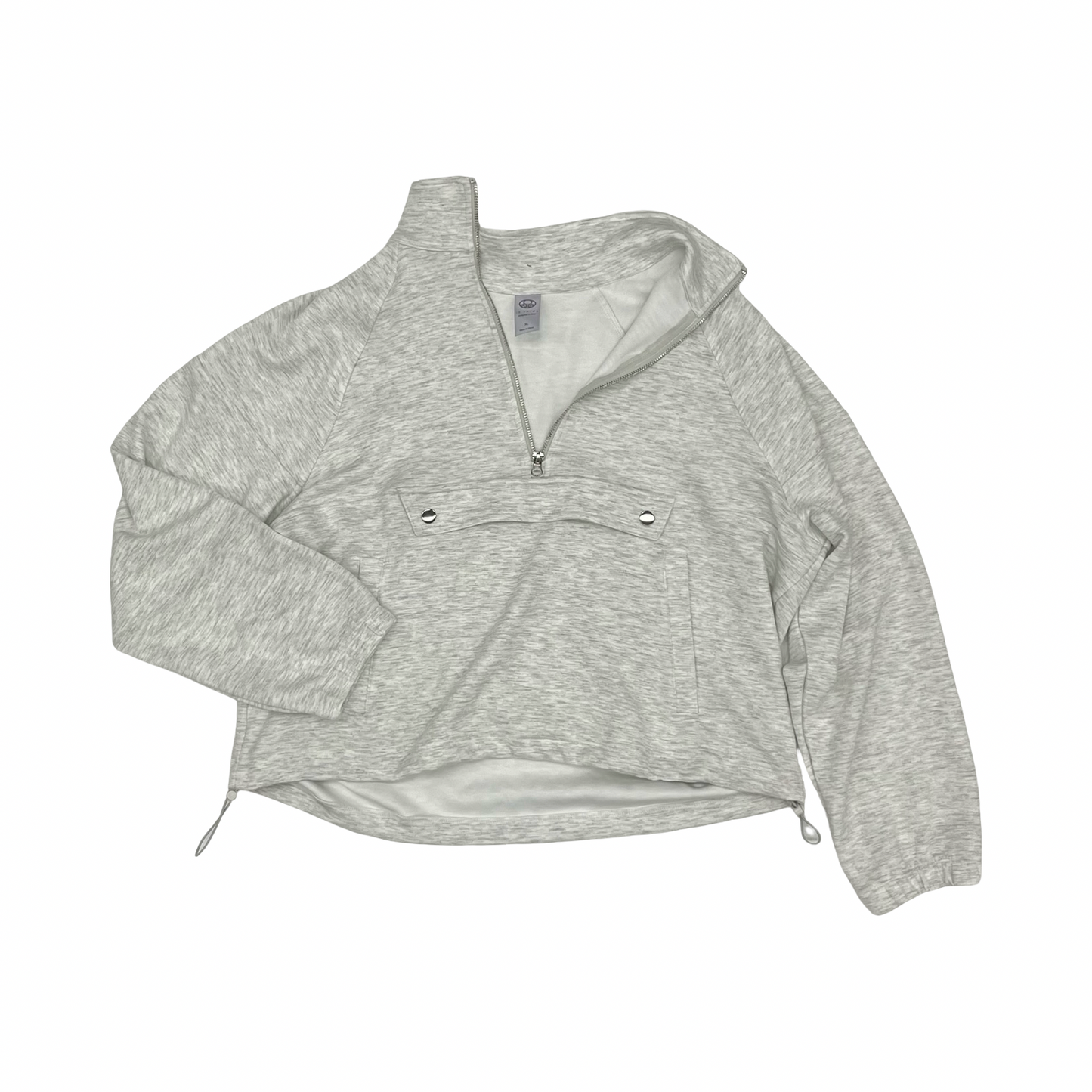 Sweatshirt Collar By Te Verde In Grey, Size:Xl