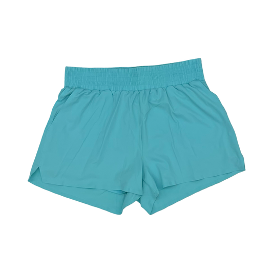 Athletic Shorts By Zyia In Aqua, Size:3X