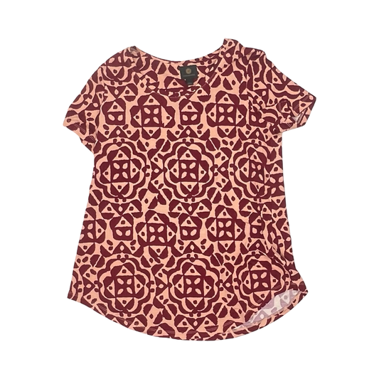 Top Ss By Jm Collections In Orange & Red, Size:S