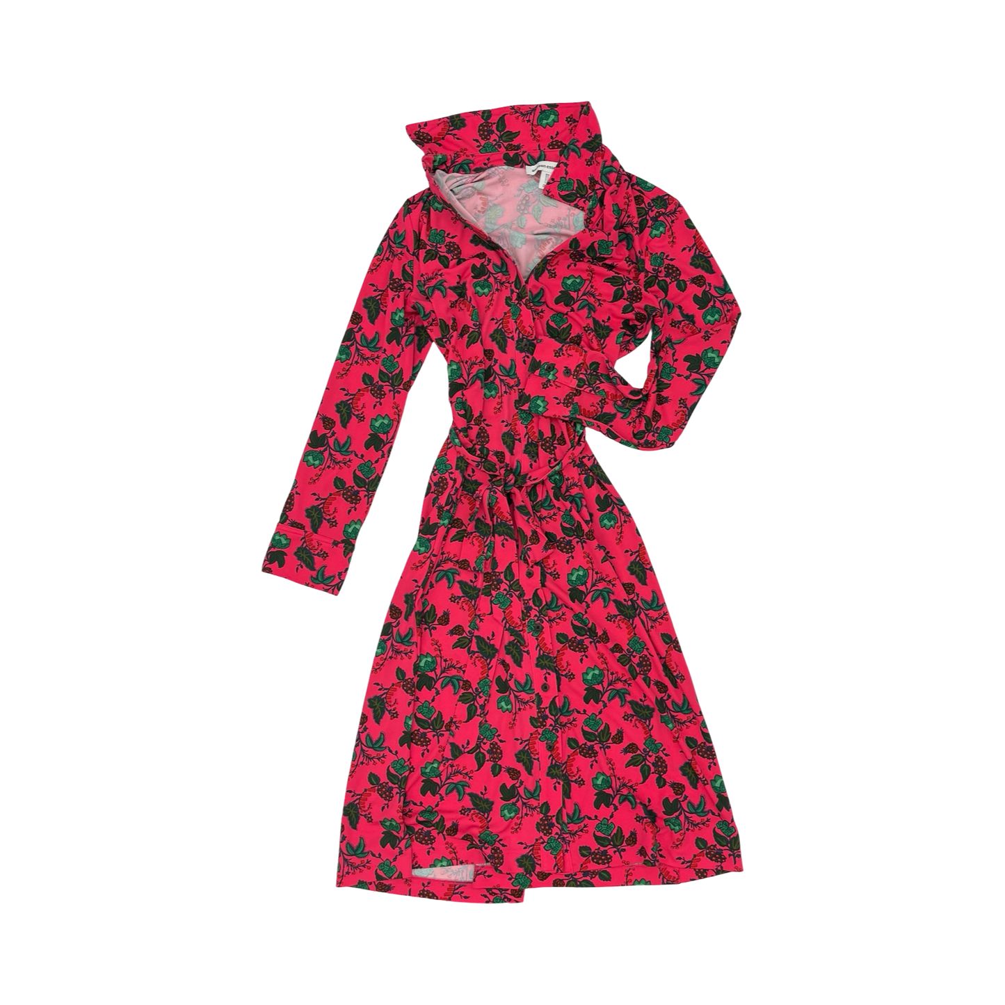 Dress Party Midi By Amazon Essentials In Green & Pink, Size:M