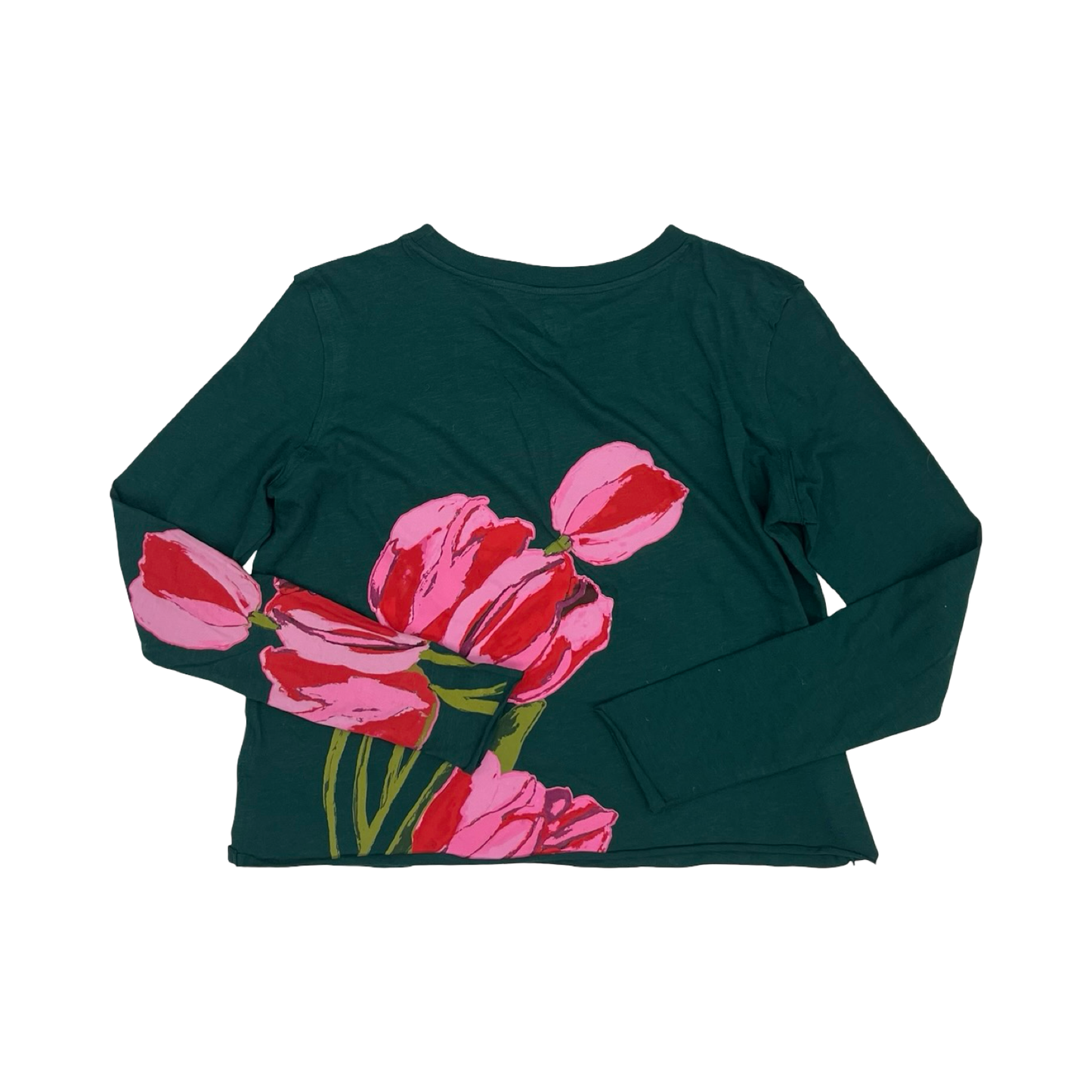 Top Ls By Maeve In Green, Size:Xs