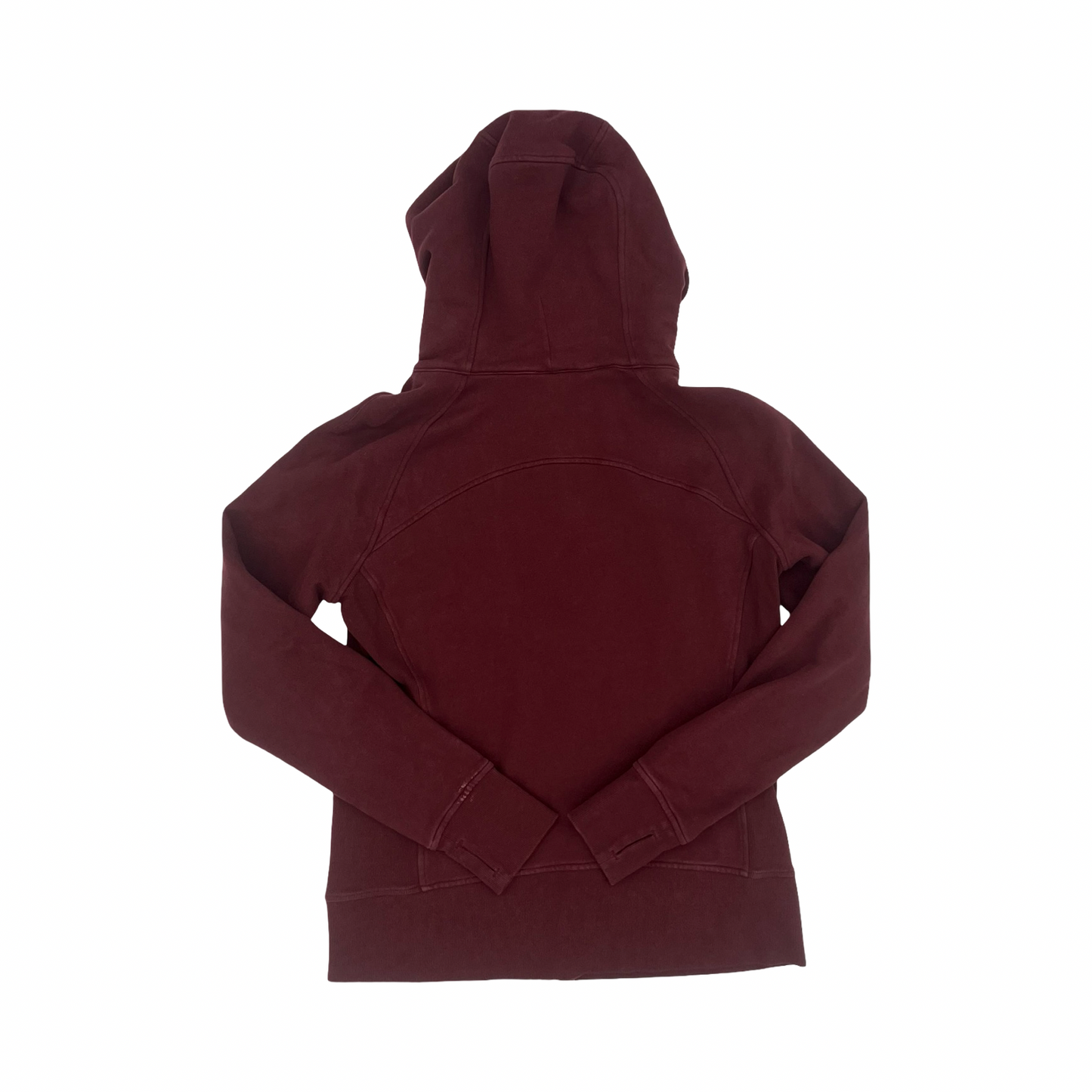 Athletic Jacket By Lululemon In Maroon, Size:L