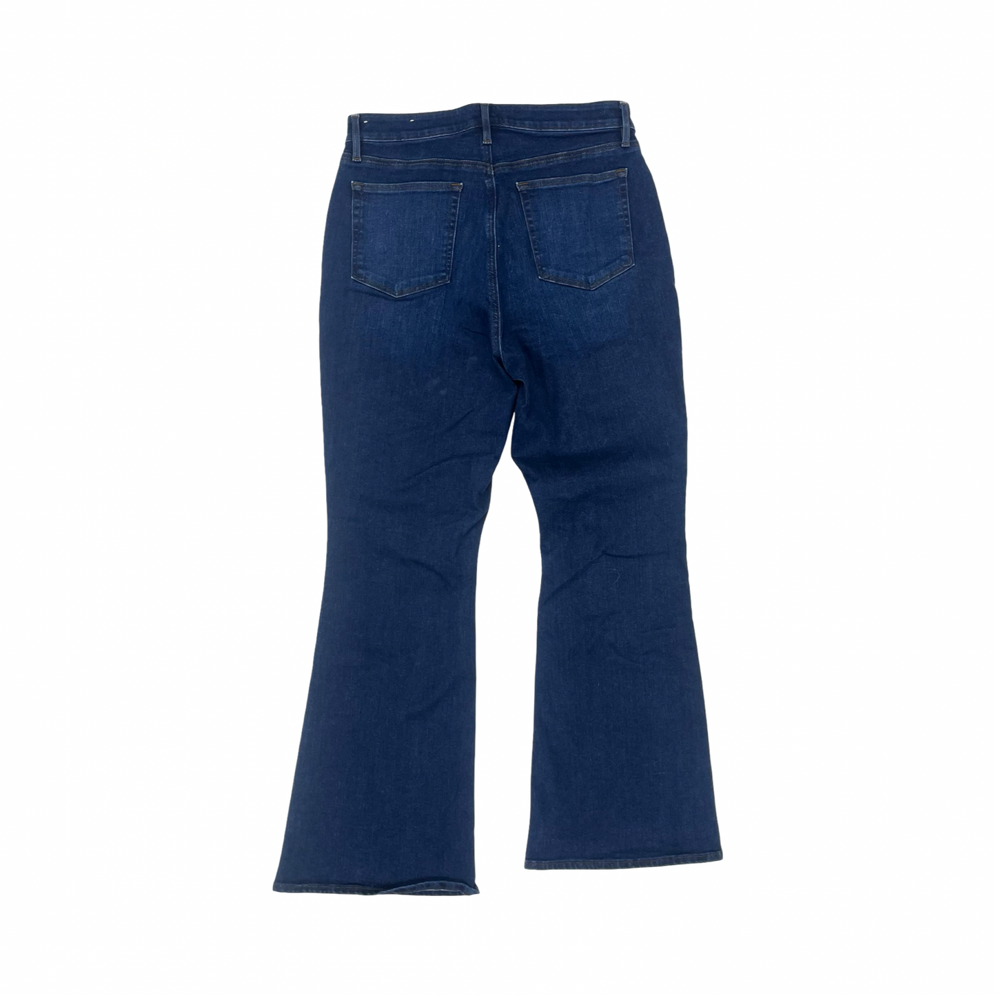Jeans Flared By Loft In Blue Denim, Size:14