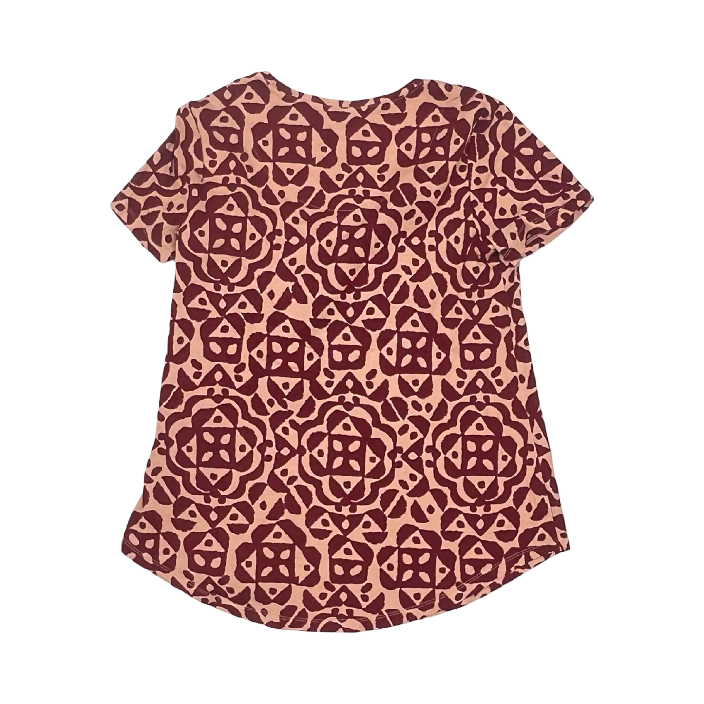 Top Ss By Jm Collections In Orange & Red, Size:S
