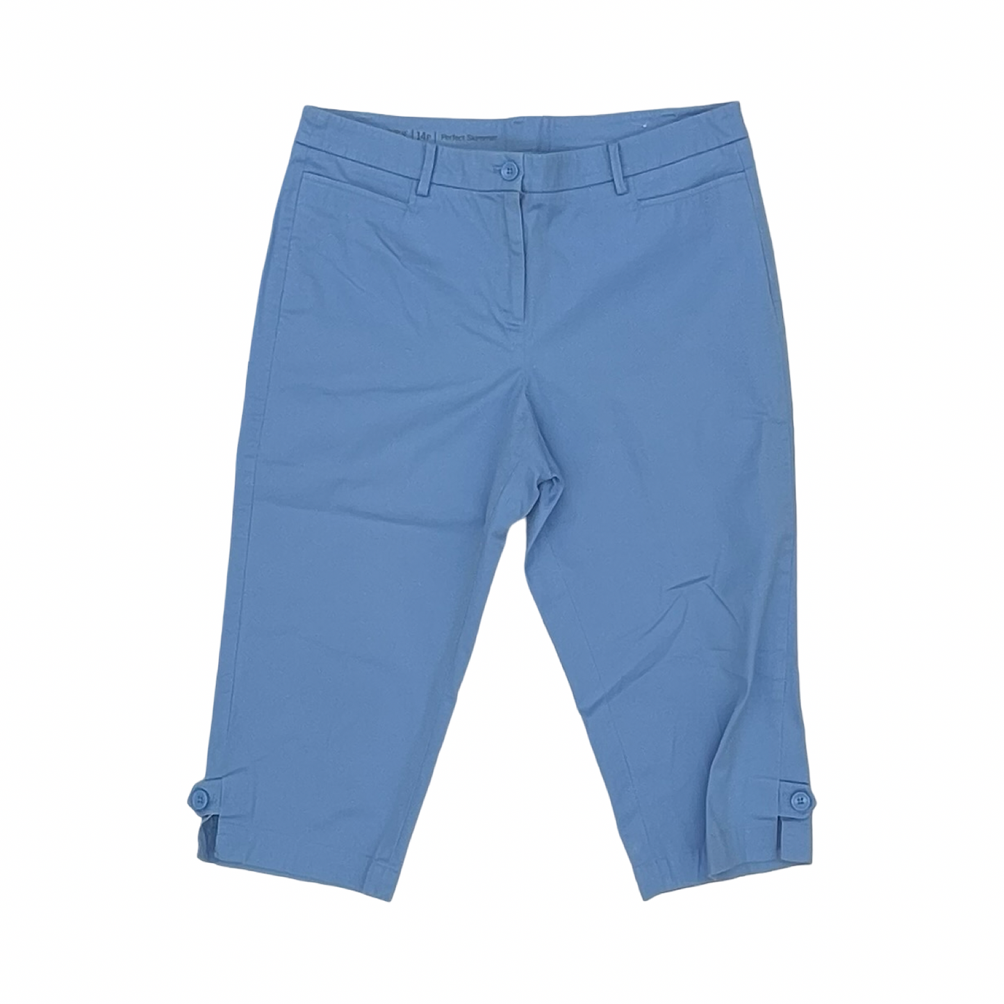 Pants Cropped By Talbots In Blue, Size:14P