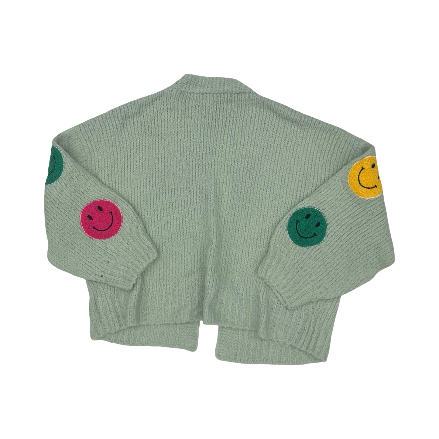 Sweater Cardigan By Davi & Dani In Green, Size:2X