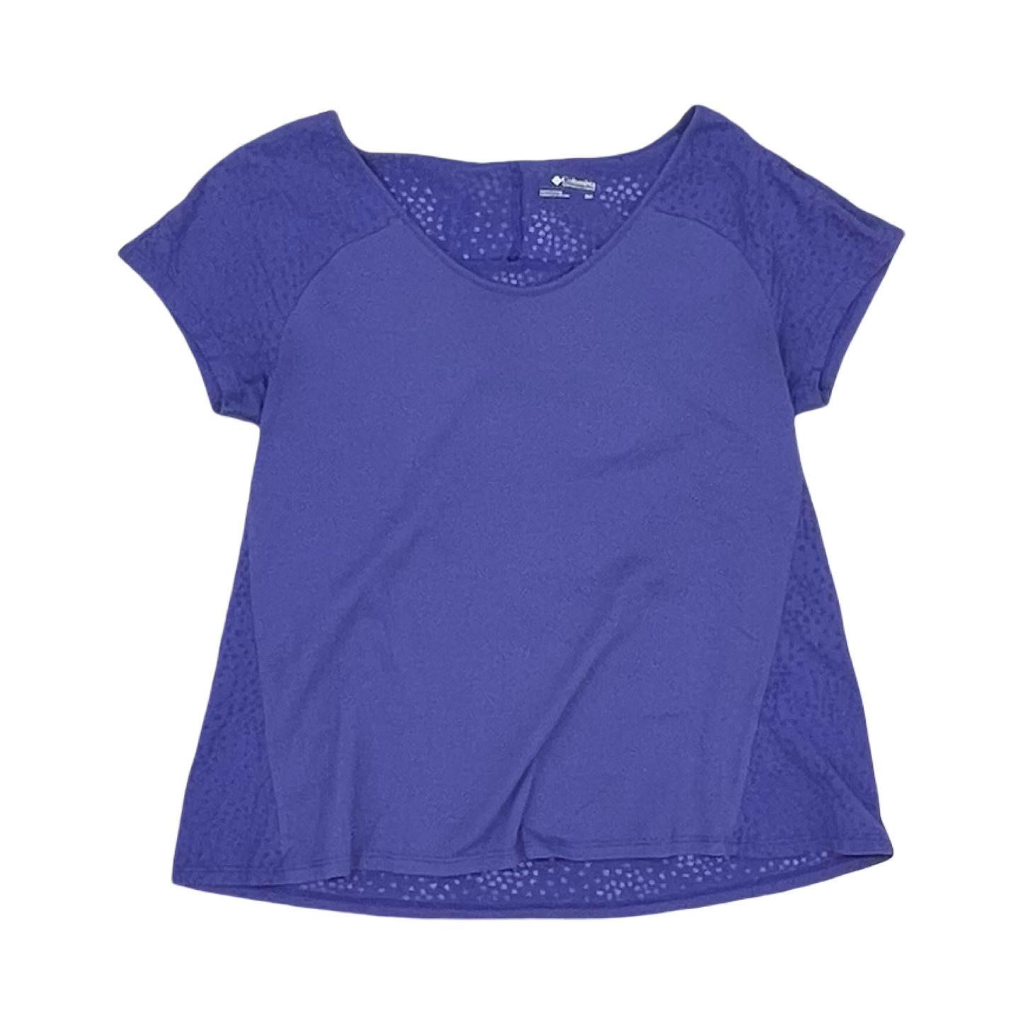Athletic Top Ss By Columbia In Blue, Size:S