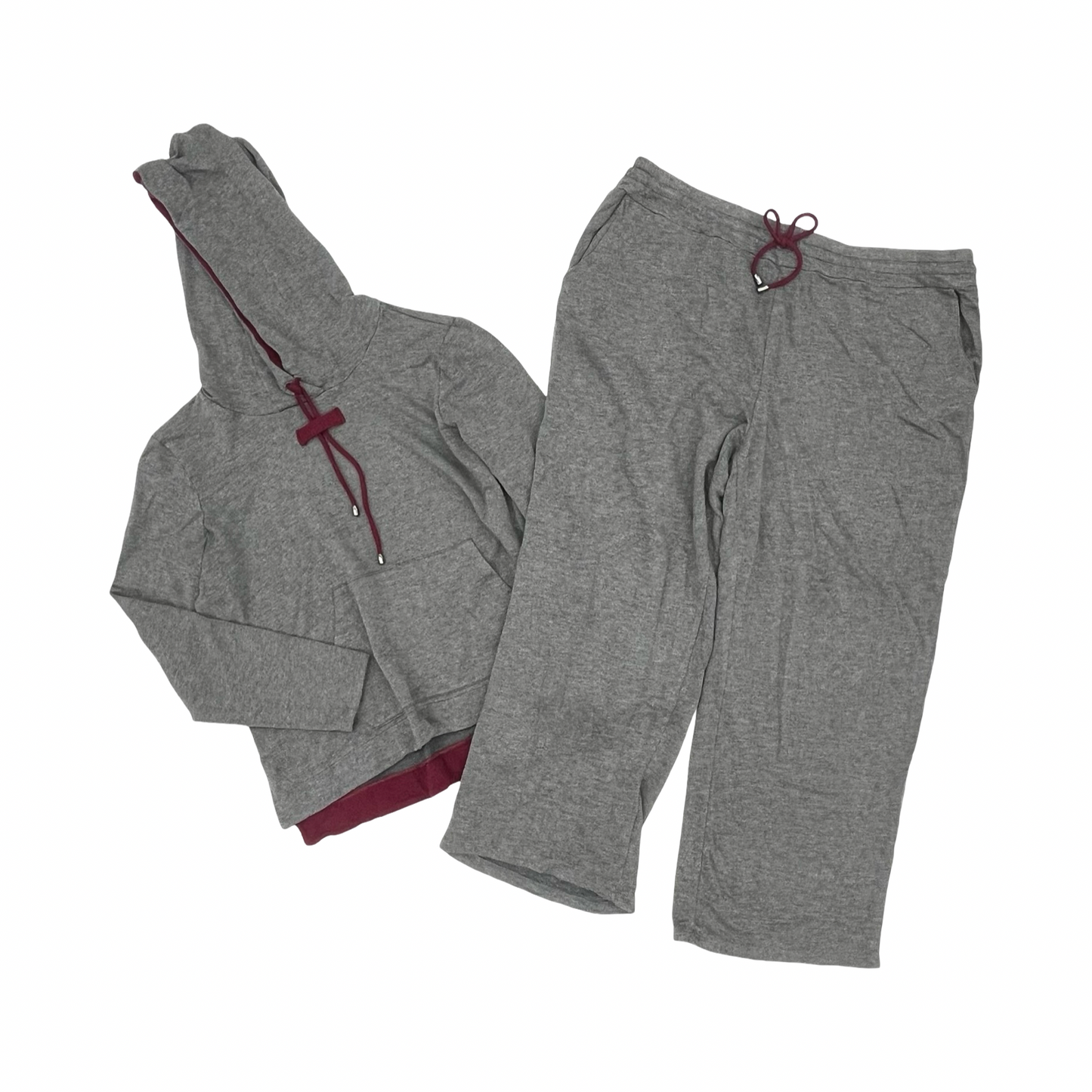 Lounge Set Pants By Clothes Mentor In Ivory, Size:Xl