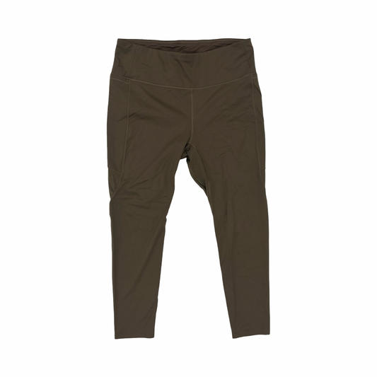 Athletic Leggings By Calia In Brown, Size:Xl