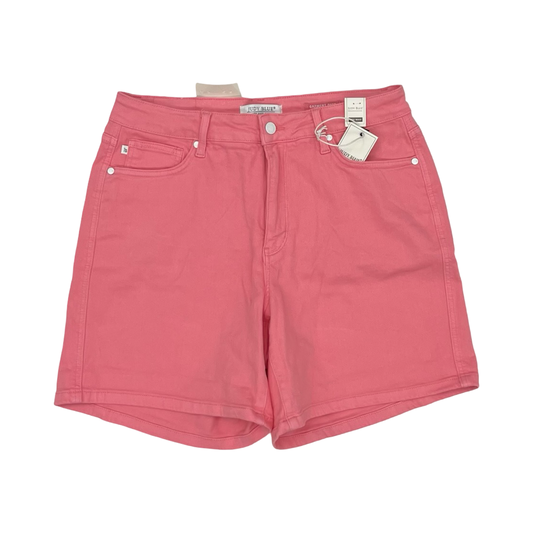 Shorts By Judy Blue In Pink Denim, Size:1X