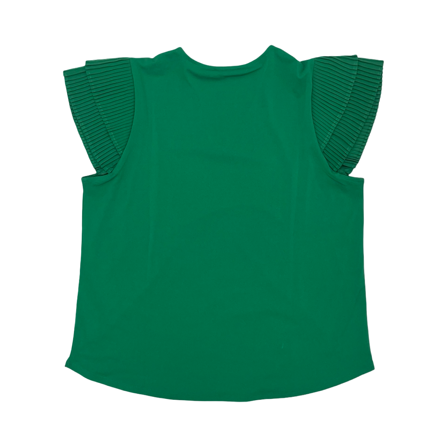 Blouse Ss By Adrianna Papell In Green, Size:L