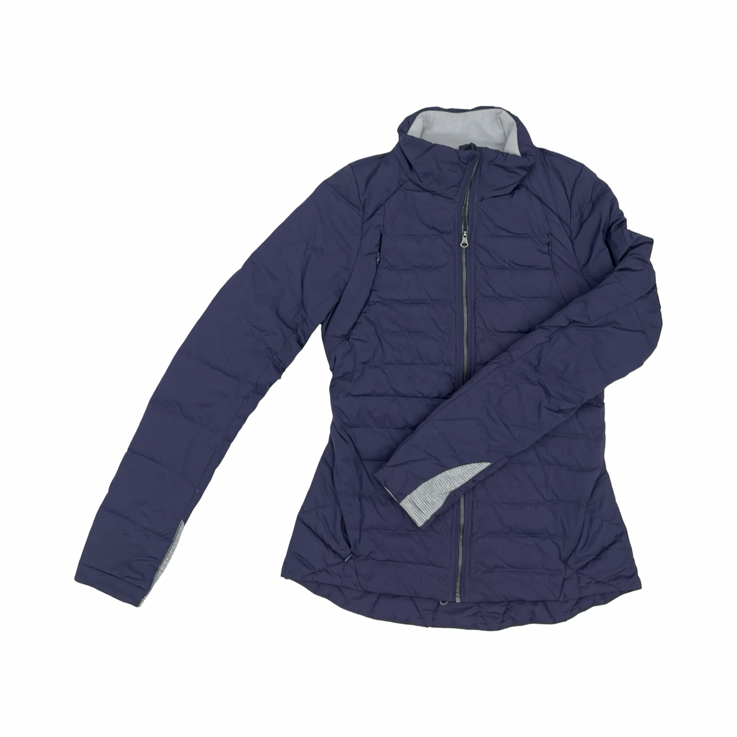 Athletic Jacket By Lululemon In Purple, Size:M