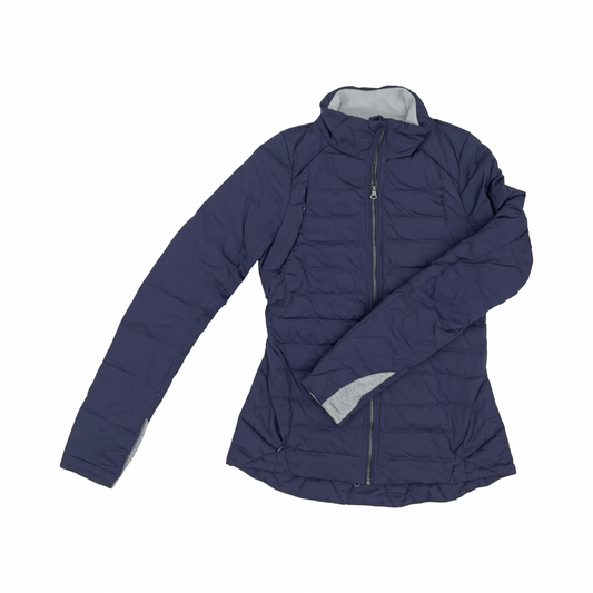 Athletic Jacket By Lululemon In Purple, Size:M