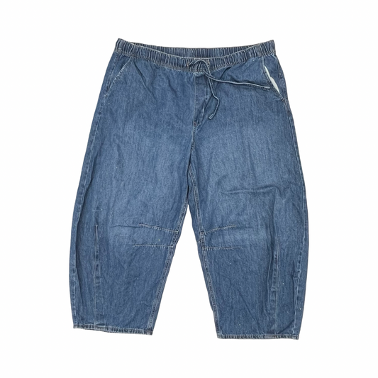 Jeans Wide Leg By Old Navy In Blue Denim, Size:2X