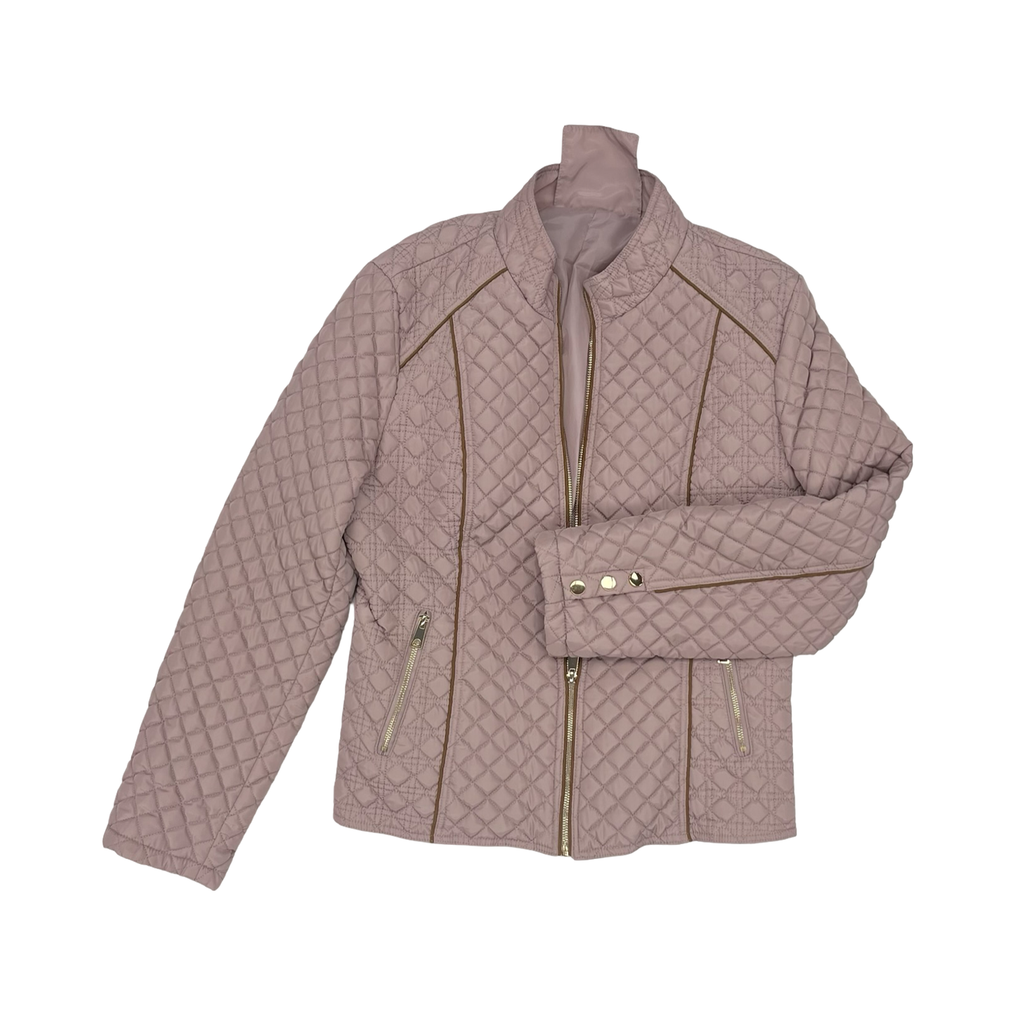Jacket Puffer & Quilted By Clothes Mentor In Pink, Size:Xl