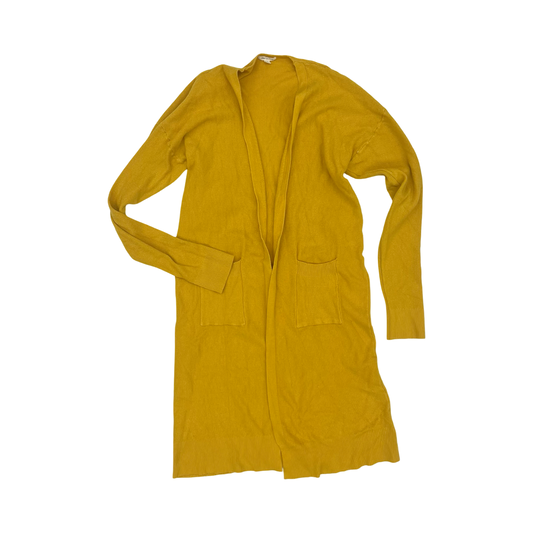 Sweater Cardigan By Tea N Rose In Yellow, Size:Xl