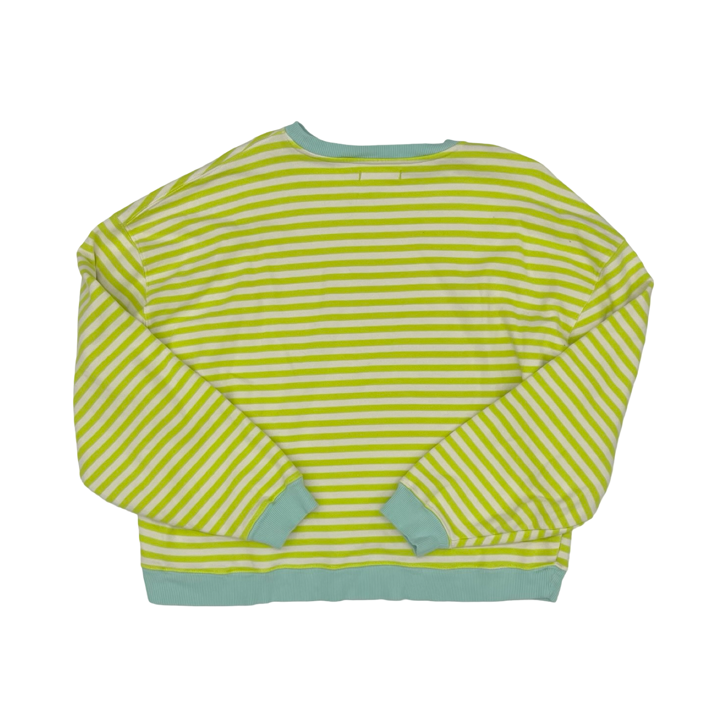 Sweatshirt Crewneck By We The Free In Green & White, Size:S