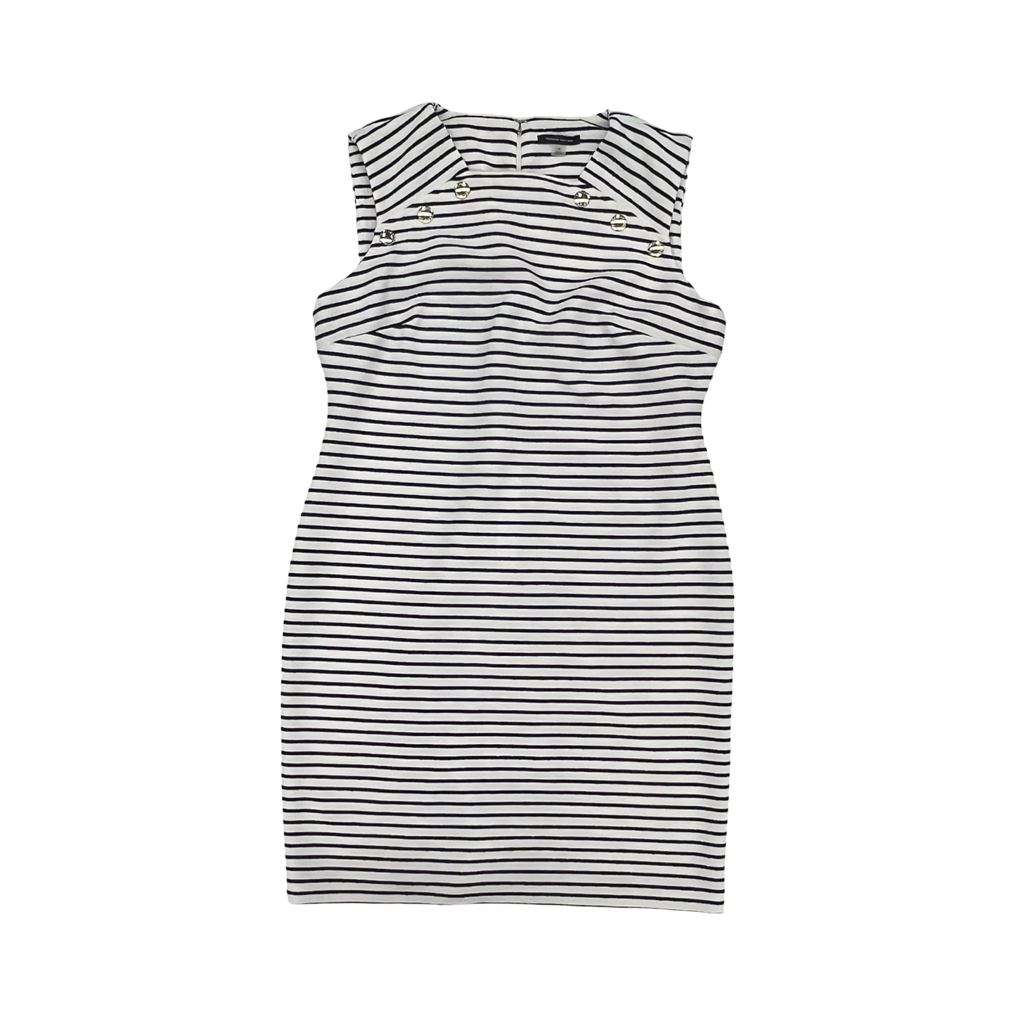 Dress Work By Tommy Hilfiger In Blue & White, Size:16