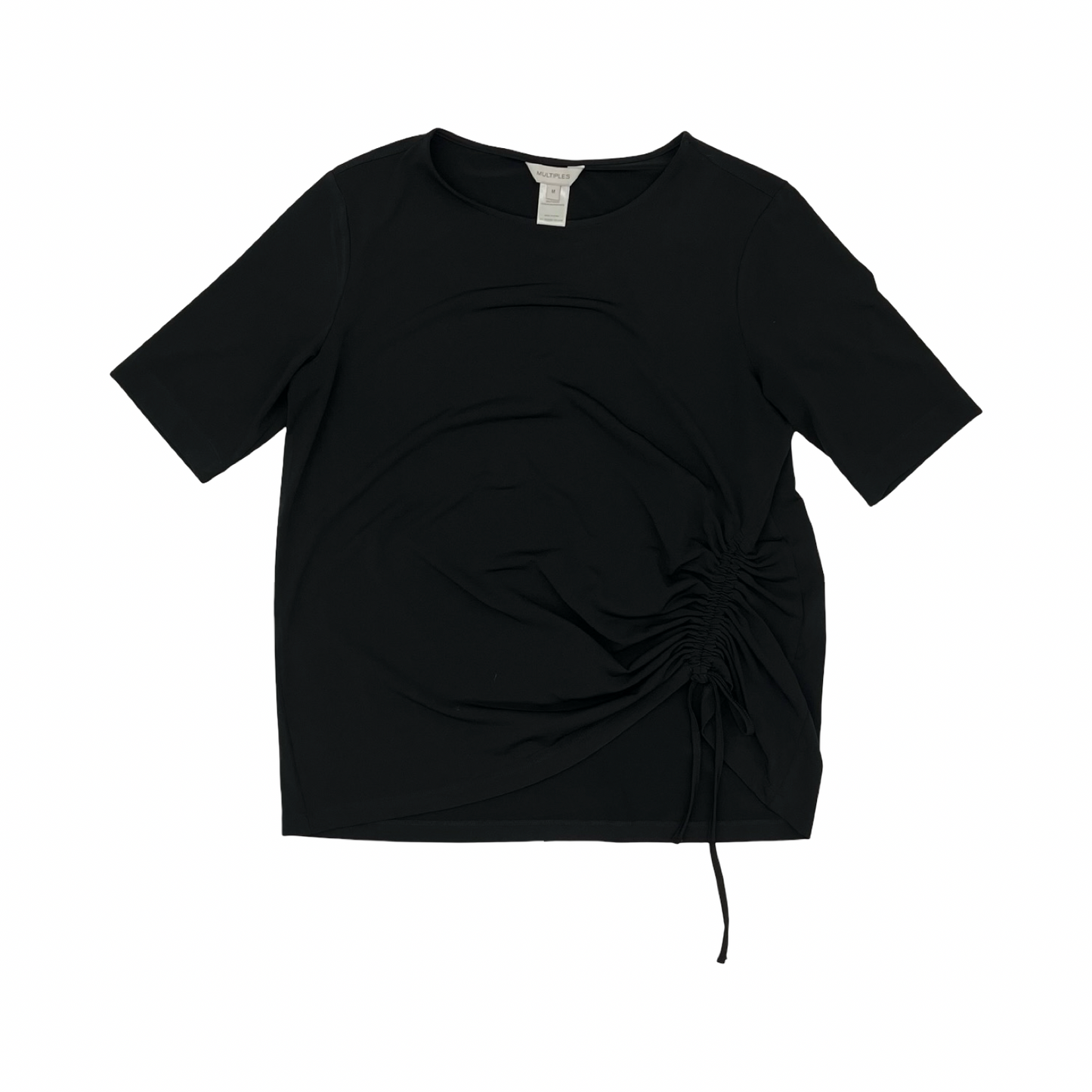 Blouse Ss By Multiples In Black, Size:M
